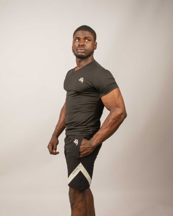 4503 Icon Muscle Fit V- Neck Short Sleeve